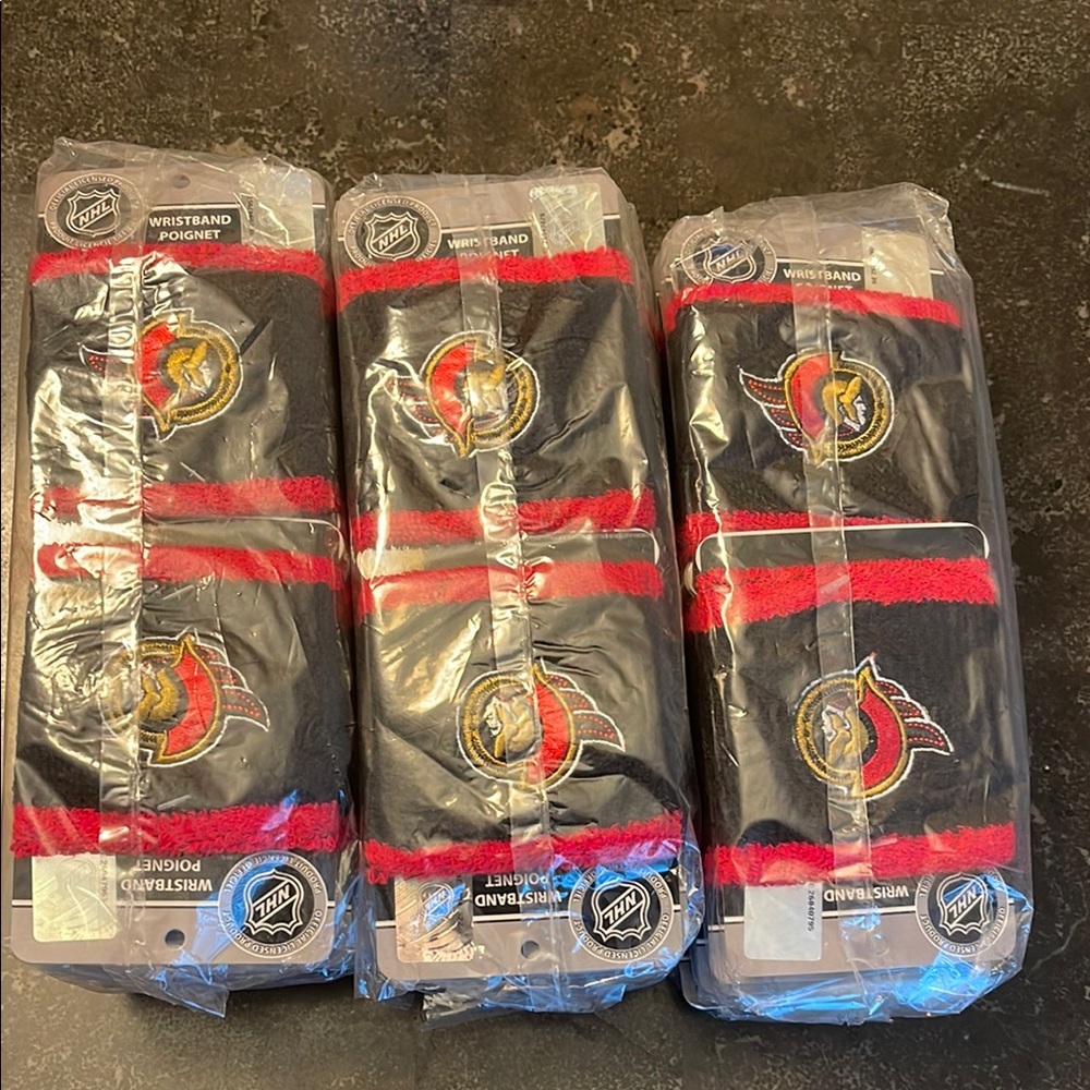 Ottawa Senators NHL Wristbands